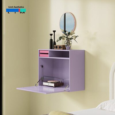 LIM界限 北欧奶油风梳妆台小户型壁挂小妆台意式极简上墙化妆桌H