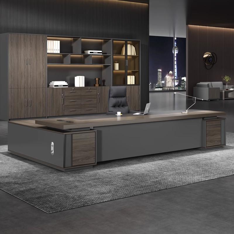 老板办公桌椅组合单人经理桌总裁桌主管桌简约现代办公家具