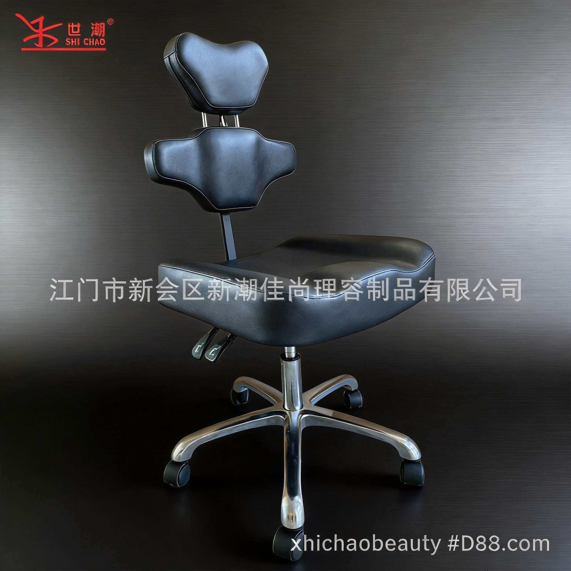 办公黑色电脑椅 纹身升降转椅 倾倒椅微整修甲椅纹身椅美甲工作椅