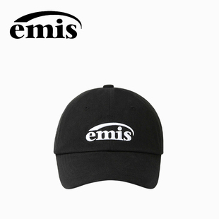 emis帽子女新标经典棒球帽男赵露思同款黑色大头围韩系软顶鸭舌帽