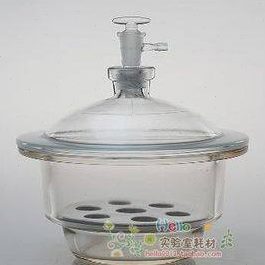 附磁板 玻璃干燥器210mm 「华鸥」真空 透明