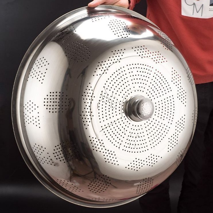 加厚不锈钢菜罩桌盖大号防尘盖食堂饭桌食物剩菜餐桌防苍蝇盖