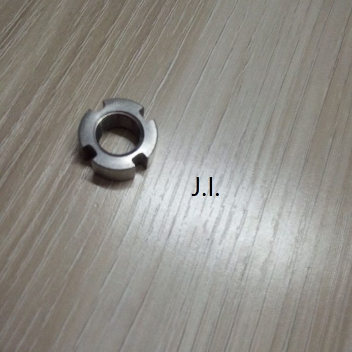 庆鸿慢走丝螺母徕通出线轮主轴芯固定螺丝 不锈钢引线轮螺母M8M10