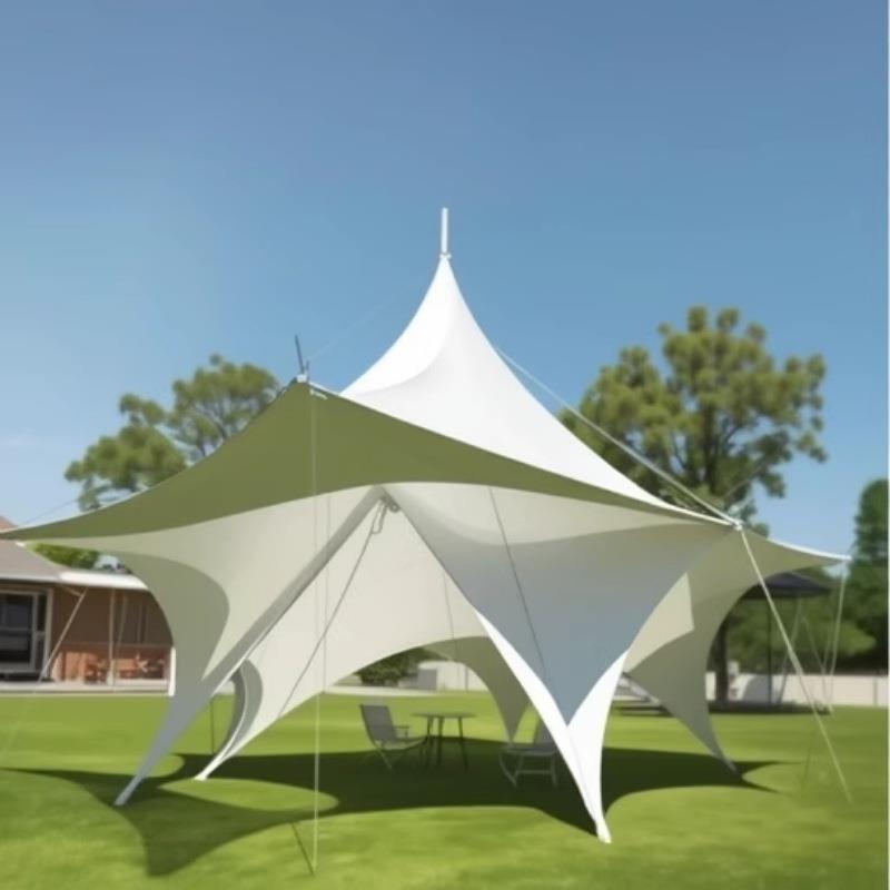 户外景区商业广场体育场馆异型膜结构钢结构张拉膜遮阳雨棚遮阳帆