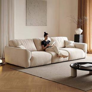 锦隆家具厂格兰德沙发直排兰德里花瓣蒙特可移动靠背雪尼尔沙发