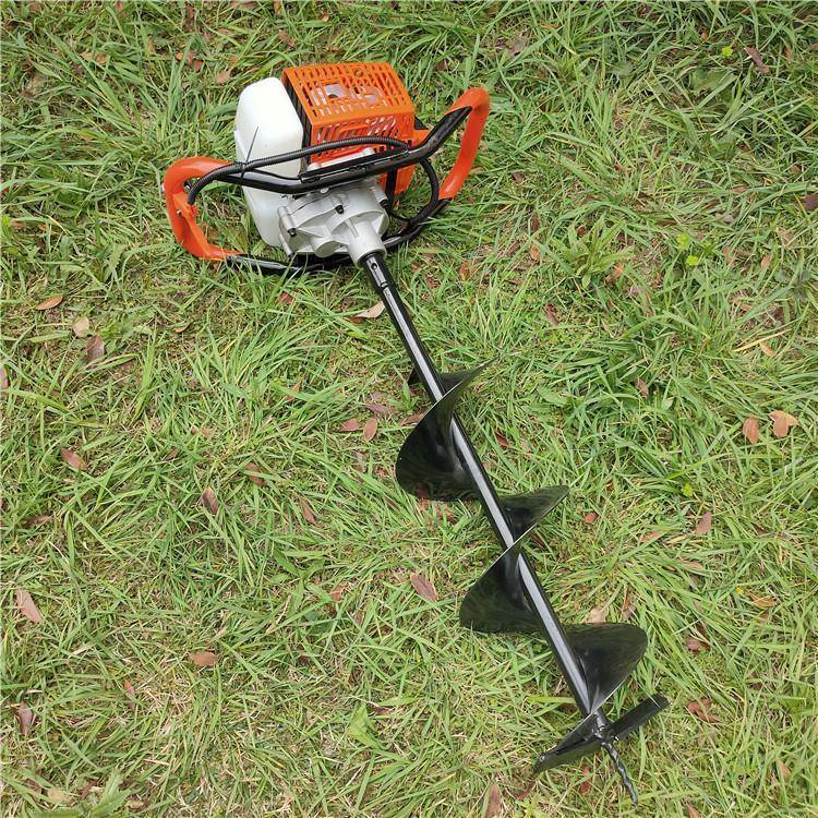 汽油手推挖坑机 绿化种植打坑机