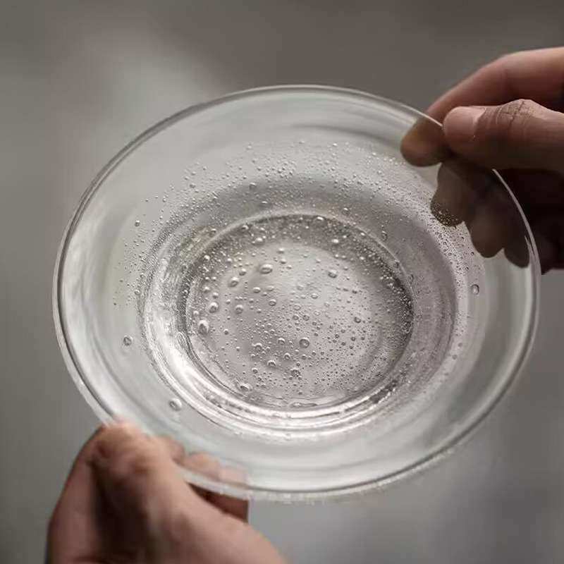 F11气泡玻璃壶承茶托家用茶壶托盘茶点盘日料碟子果盘餐盘凉菜盘