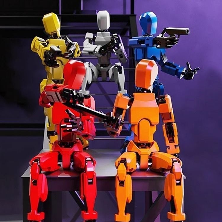 成品可动关节13代3D打印人偶手办模型|高清人偶模型|网红解压玩具