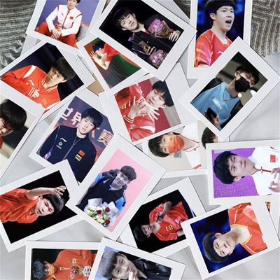 莎头组合小卡孙颖莎王楚钦周边拍立得明信片35寸lomo卡照片小卡