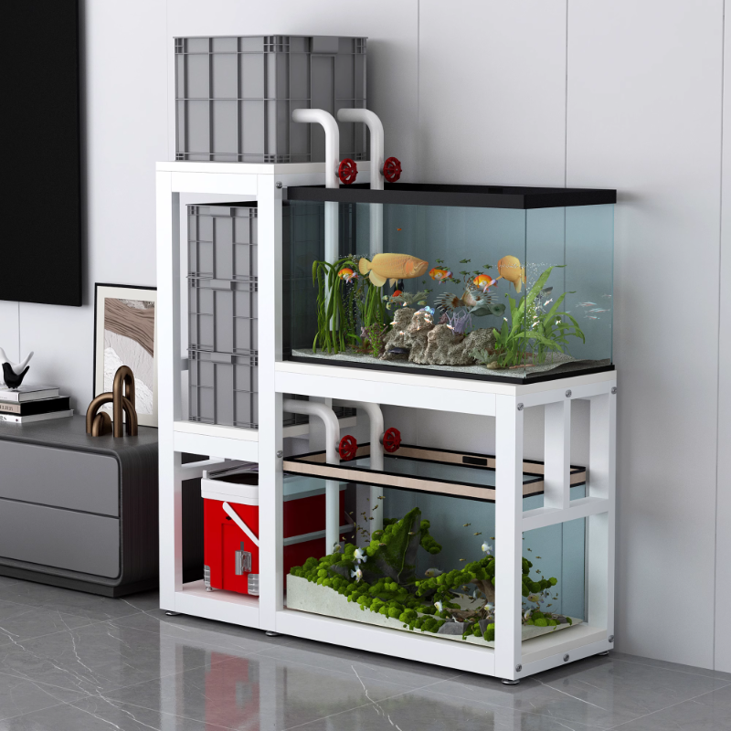 鱼缸架金属承重多层鱼缸专用架子水族箱底架客厅组合鱼缸柜子落地