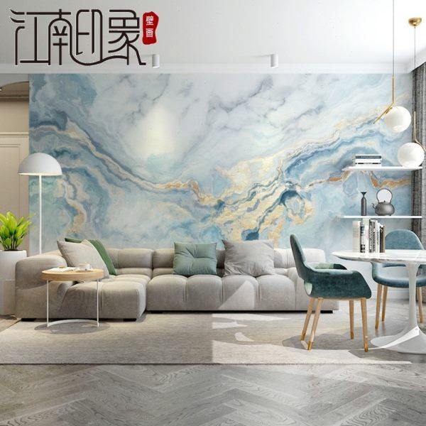 新中式简约流金溢彩大理石纹电视背景墙壁纸客厅卧室壁画影视墙,家装主材,无纺布墙纸,淘宝优惠券,粉丝福利购,淘宝优惠卷
