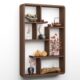 博古架实木中式 上墙茶壶展示架置物架简约现代多宝阁古董架 壁挂式