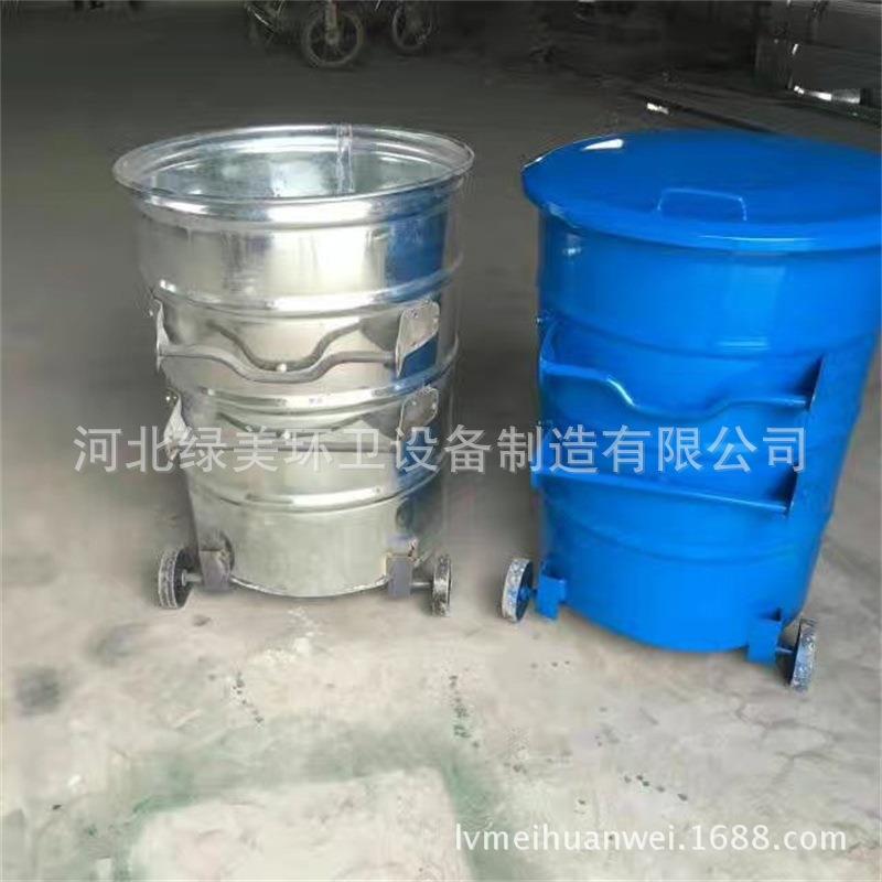 垃圾车专用300升圆型垃圾桶 圆形垃圾车垃圾桶