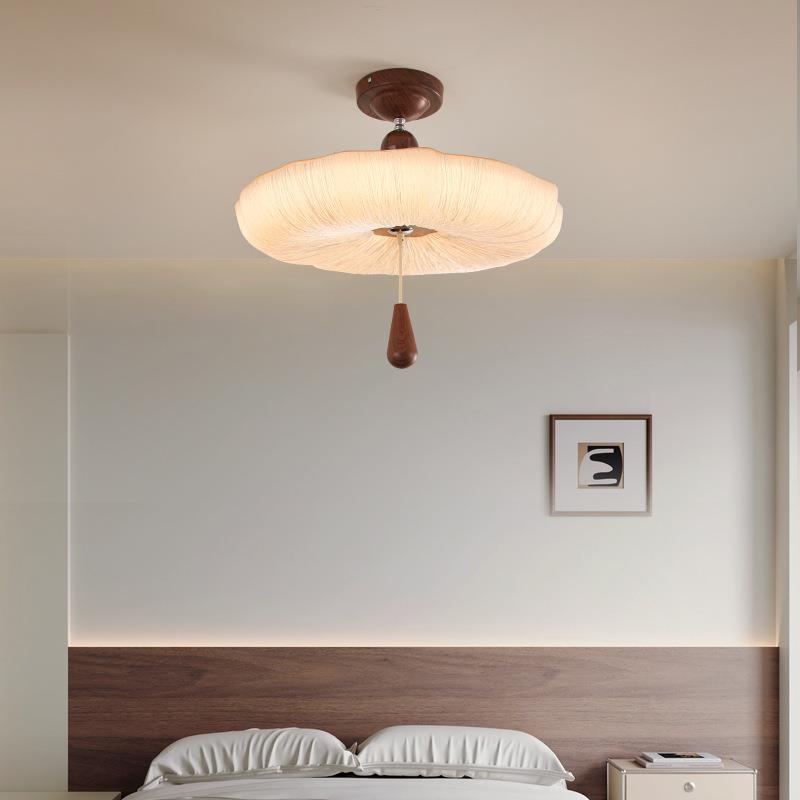 法式中古风全光谱护眼卧室灯宋代美学设计师餐厅书房灯吸顶灯吊灯