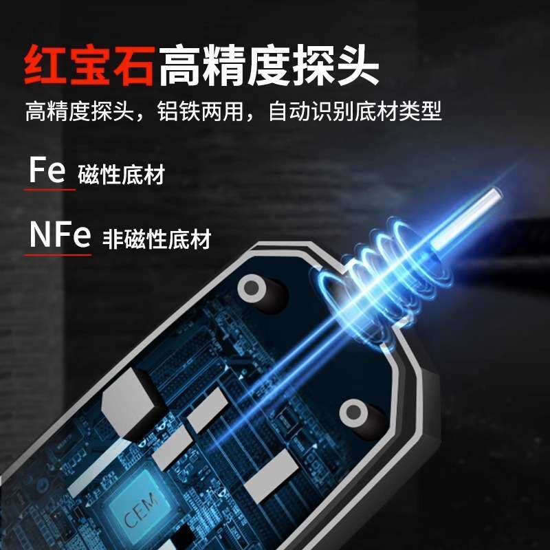 CEM华盛昌高精度涂层测厚仪汽车漆膜仪漆膜厚度检测DT-156升级版