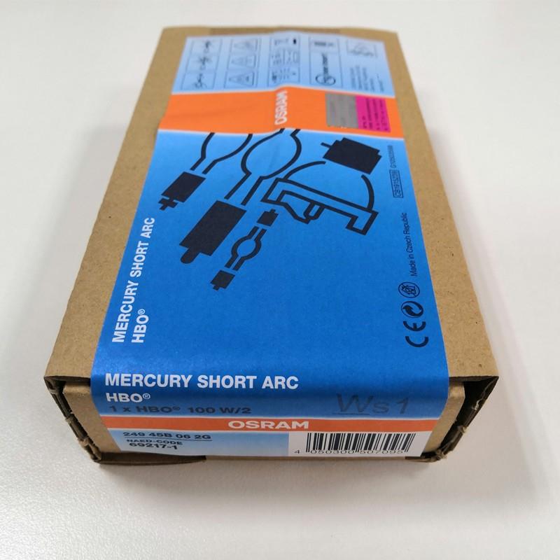 欧司朗OSRAM HBO 100W/2奥林巴斯BX51 IX71荧光显微镜短弧汞灯泡