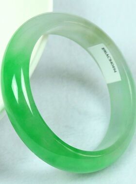 【顺丰包邮】缅甸翡翠手镯女飘阳绿玉手镯女款手镯玉镯冰种玉镯子