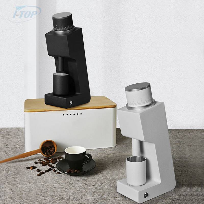 咖啡研磨器电动咖啡机磨豆机小型家用磨咖啡机可调粗细咖啡研磨机