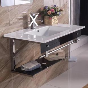 卫生间挂墙式洗脸盆壁挂式陶瓷洗手盆盥洗盆整体支架洗漱台组合