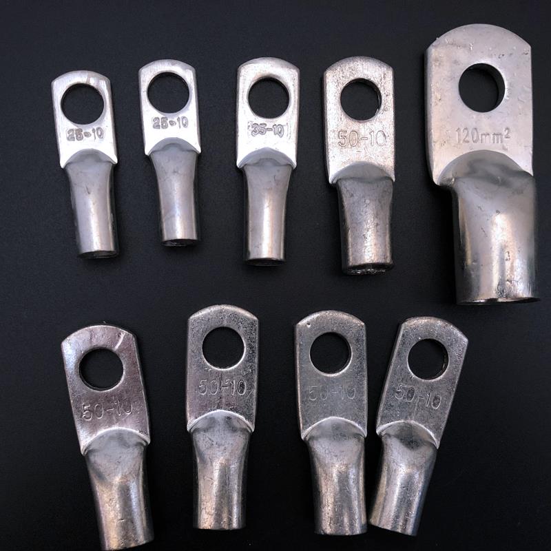 JG6/10/16/25/35/50/70-6/8/10/12电缆铜鼻船用终端冷压接线端子