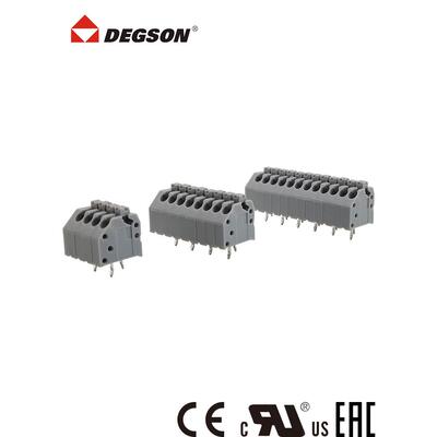 DEGSON高正高松DG250-3.5弹簧式免螺丝PCB接线端子KF250/PTSA 1,5