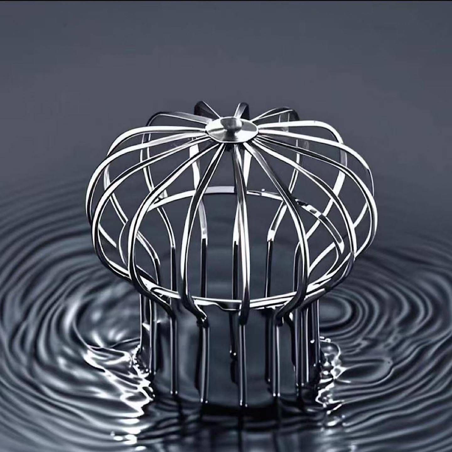 不锈钢天台地漏过滤网110下水管75阳台楼顶天沟大排量树叶防堵罩