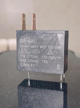 松川302WP-1AH-C 12V 17A 277VAC 20A 热水器 微波炉继电器JQX62F