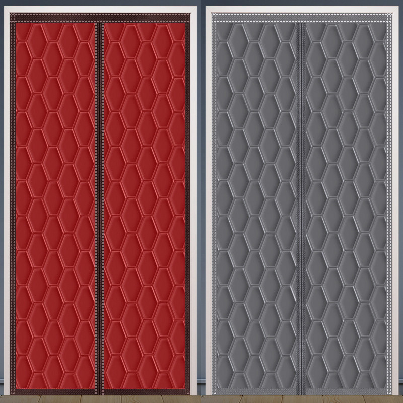 棉门帘冬季加厚保暖家用保温防风隔音磁吸免打孔挡寒风隔冷隔断帘,居家日用,纱窗/纱门,淘宝优惠券,粉丝福利购,淘宝优惠卷