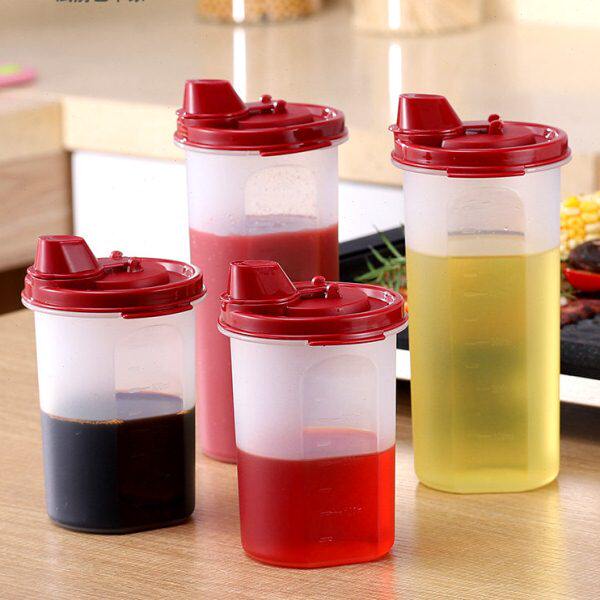 厨房家用不漏油壶酱油瓶 料酒调味瓶醋瓶大油罐塑料小装油瓶用品