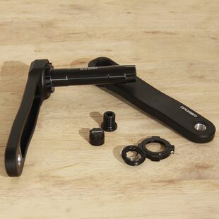 公路自行车一体中空GXP曲柄7075轴心对锁牙盘带预压环CNC工艺山地