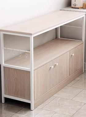 厨房置物架落地多层收纳柜子储物柜多功能餐边橱柜微波炉烤箱碗柜