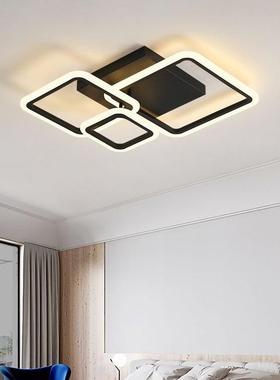 主卧室灯简约现代吸顶灯房间灯轻奢创意大气北欧2024新款客厅灯具