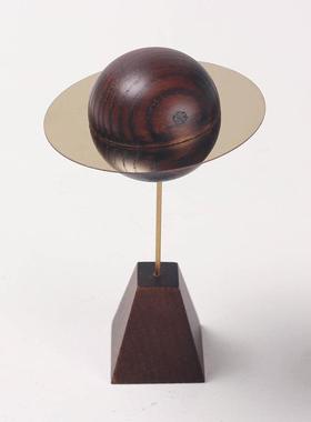 轻奢家居软装摆件客厅办公室样板房客厅玄关小行星创意金属装饰品