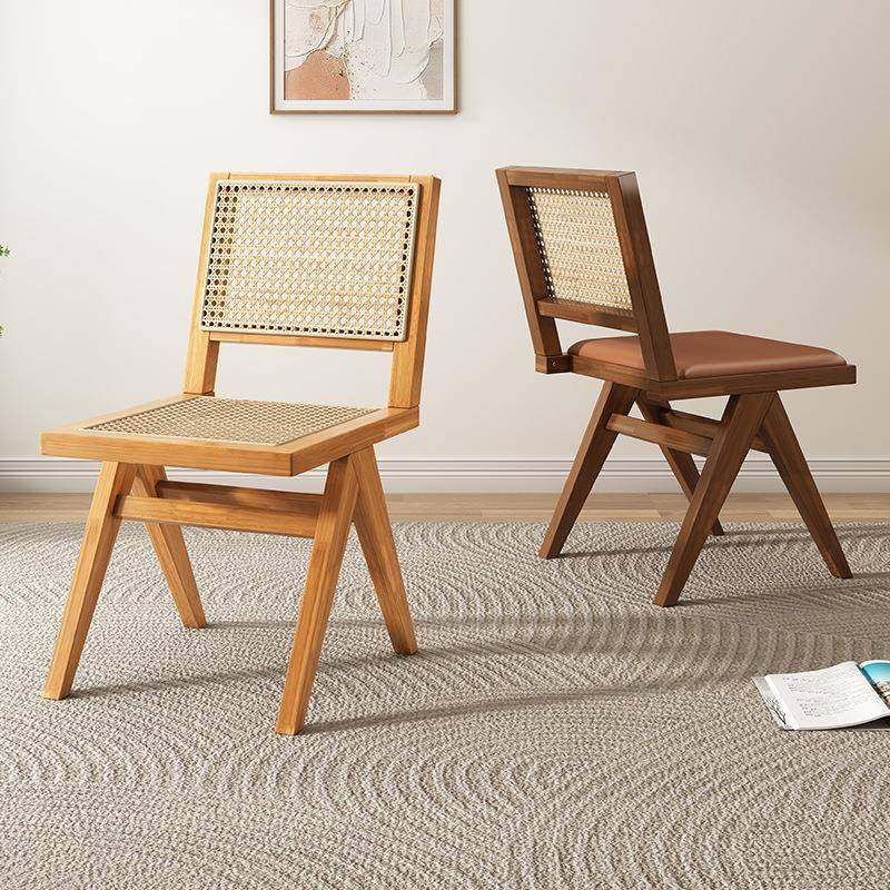 北欧实木餐椅昌迪加尔椅藤编椅子民宿家用椅子靠背椅设计师休闲椅,电子元器件市场,其它元器件,淘宝优惠券,粉丝福利购,淘宝优惠卷