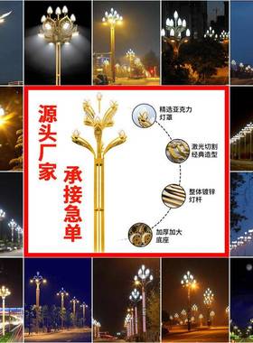 LED玉兰灯中华灯广场道路景区大型城市景观亮化市政照明工程灯具