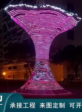 户外大型景观灯摆件园林装饰防水不锈钢雕塑亮化工程照明灯具