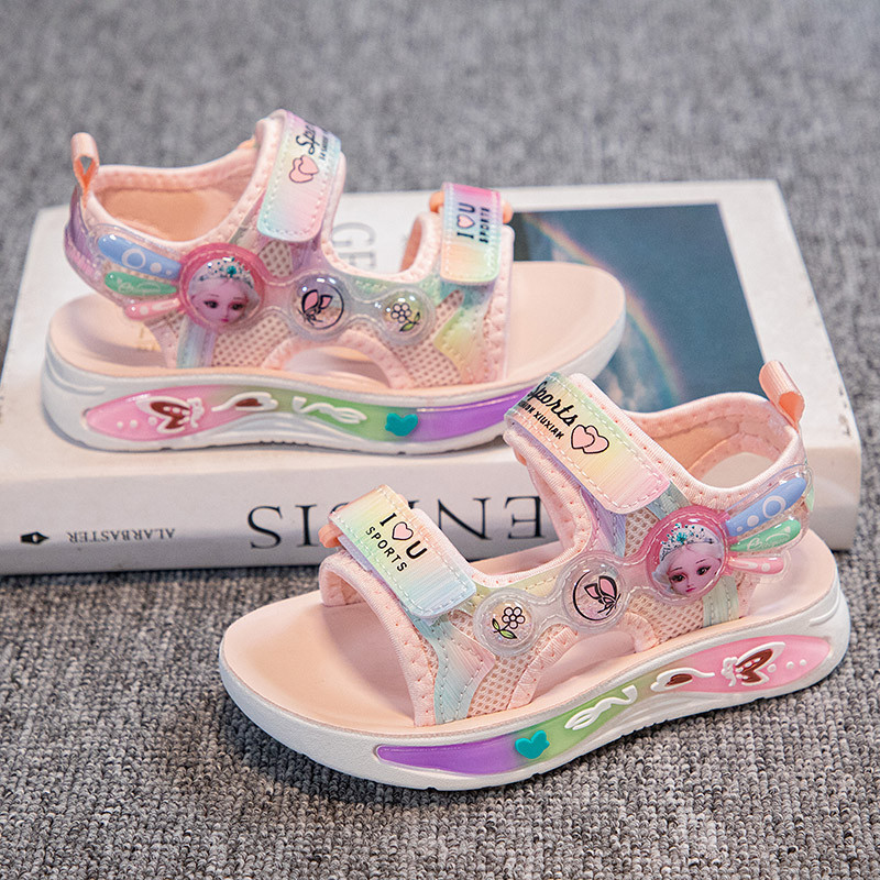 学生女童凉鞋2023新款儿童沙滩鞋软底防滑学步鞋小女孩露趾时装鞋,童鞋/婴儿鞋/亲子鞋,凉鞋,淘宝优惠券,粉丝福利购,淘宝优惠卷