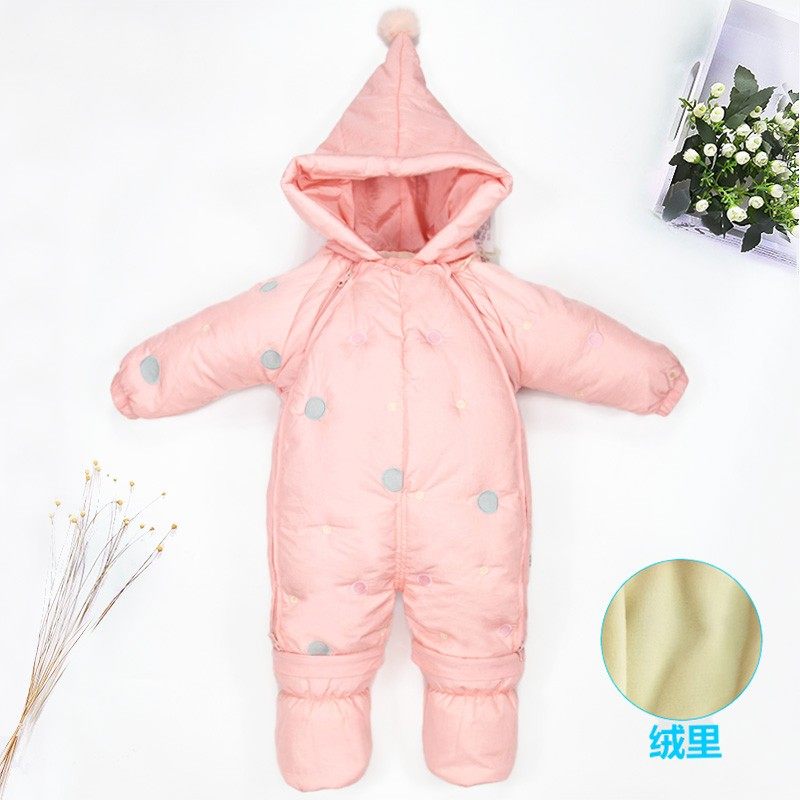 婴儿羽绒服连体衣抱被冬季衣服宝宝加厚外出服新生儿套装包脚防风,童装/婴儿装/亲子装,羽绒连体衣,淘宝优惠券,粉丝福利购,淘宝优惠卷