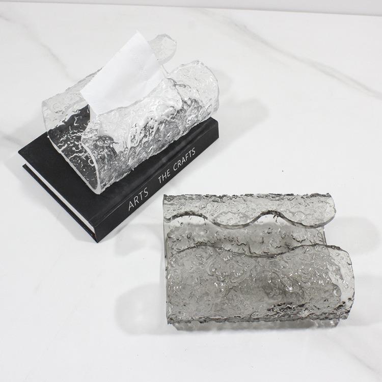 现代简约艺术创意抽纸盒客厅餐厅茶几餐桌创意感纸巾盒摆件软装饰