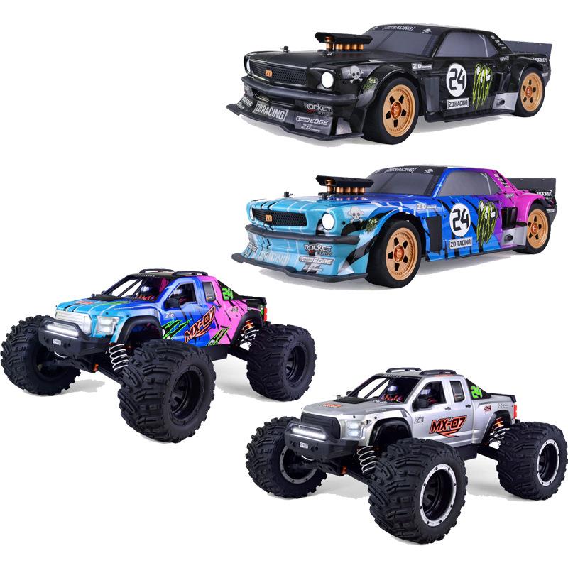 致顶ZDMX071/7大脚EX07大电房平跑RC遥控车儿童玩具车模