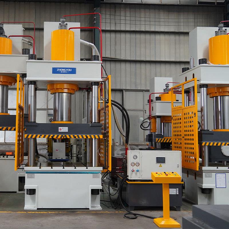 SMC玻璃钢电表箱液压机四柱油压机、燃气表箱复合材料模压机400吨