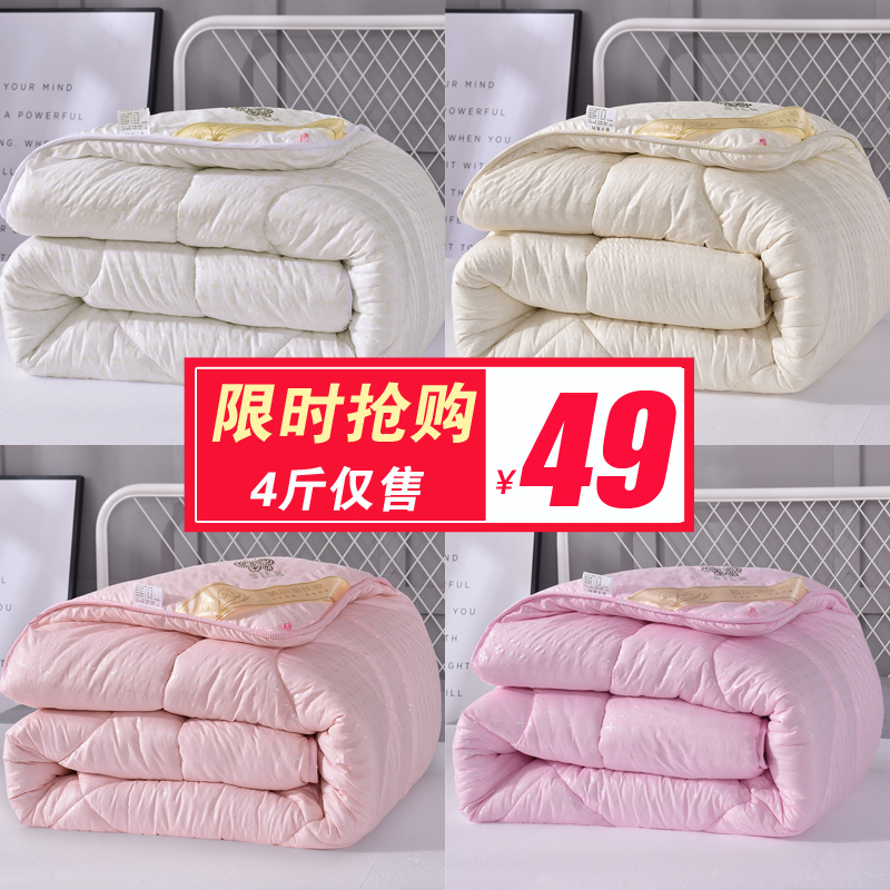 被子冬被春秋被6斤空调被4斤夏A被 学生宿舍单人太空夏被双人8斤