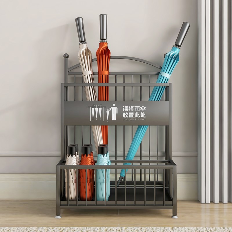 雨伞架收纳架酒店大堂学校u教室门口伞桶商用大容量雨伞存放置物