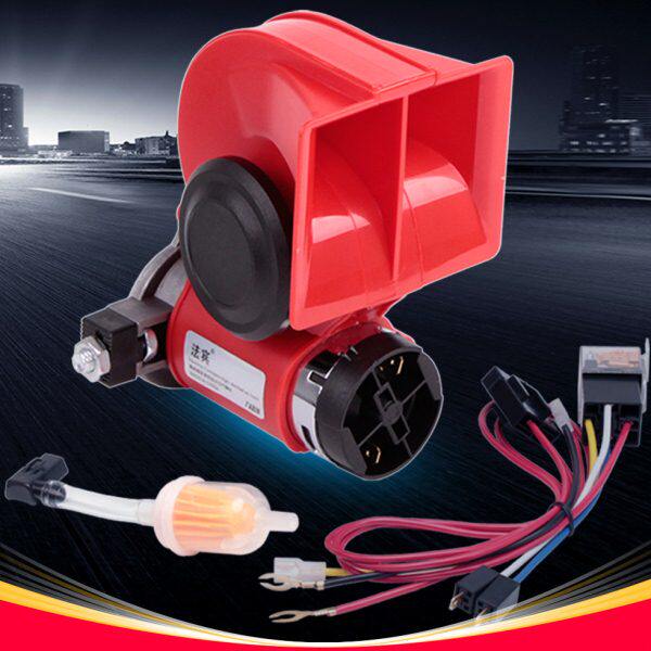 法宾蜗牛喇叭12v超响汽车鸣笛气喇叭轿车电气喇叭12v汽笛喇叭24v