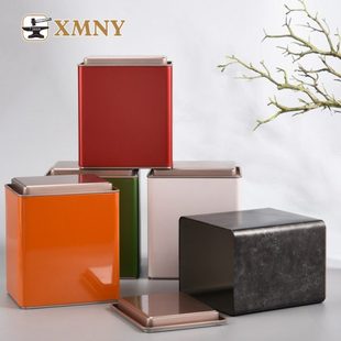 新会陈皮包装盒茶叶盒空盒大号铁盒岩茶白茶摆泡高档礼盒定制C176