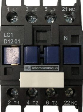 接触器LC1D1201 Telemecanique 封星交流110V/220V 电梯抱闸控制