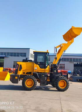 940轮式铲车装载机p 装铲运输抓夹抓木头粮仓装卸家用液压铲车装