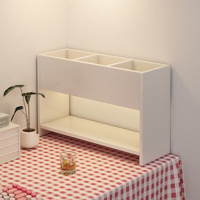 桌面书架储e物架学生家庭书桌组织者办公室书桌储物架小型多层书