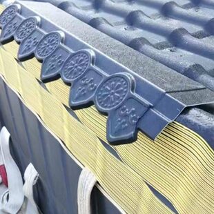 中式仿古滴水檐新款ASA平板通用滴水檐树脂加长滴水檐屋檐装饰