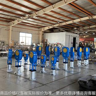 气动陶瓷双插板阀合金密封耐腐蚀性强密封性好使用范围广